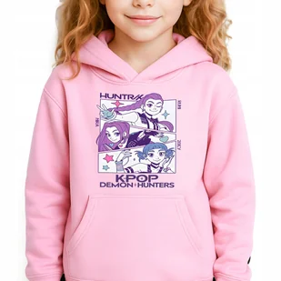 Bluza Dziecięca Różowa Z Kapturem DRUŻYNA GWIAZD Muzyka Wzory Rozm 164 cm - Bluzy dla dziewczynek Bluza Dziecięca Różowa Z Kapturem DRUŻYNA GWIAZD Muzyka Wzory Rozm 164 cm - Bluzy dla dziewczynek - miniaturka - grafika 1