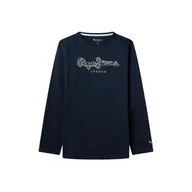 Koszulki i topy damskie - Koszulka chłopięca Pepe Jeans Aldo T-shirt z długim rękawem -164 - miniaturka - grafika 1