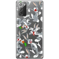 Etui i futerały do telefonów - ERT GROUP etui na telefon Samsung GALAXY NOTE 20, case oryginalny i oficjalnie licencjonowany przez Looney Tunes, wzór Bugs 013, optymalnie dopasowane, plecki z TPU częściowo przeźroczyste - miniaturka - grafika 1