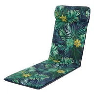 Poduszki ogrodowe - Poduszka na fotel Alaska z podnóżkiem K2 158 x 48 x 3/8 cm zielony - miniaturka - grafika 1