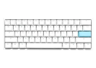 Ducky DKON2061ST klawiatura Gaming USB QWERTZ Niemiecki Biały - Klawiatury - miniaturka - grafika 1