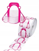 Akcesoria do paznokci - Deni Carte Formy Do Przedłużania Paznokci Różowe Summer 100 - miniaturka - grafika 1