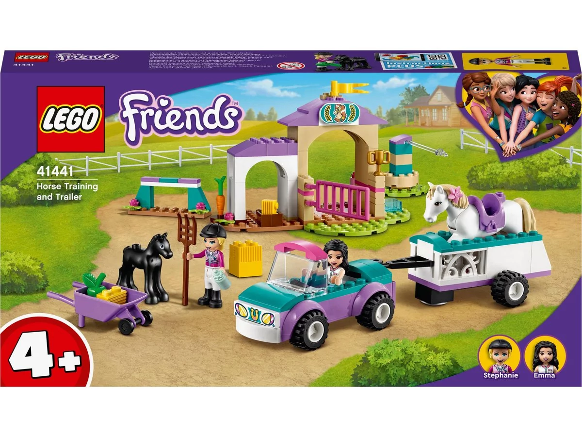 LEGO Friends Szkółka jeździecka i przyczepa dla konia 41441