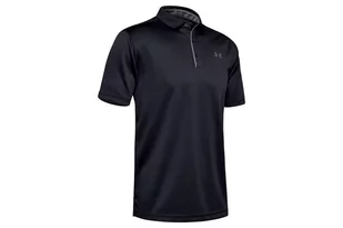 Under Armour, Koszulka męska, TECH POLO 1290140-001, czarny, rozmiar M - Odzież trekkingowa damska - miniaturka - grafika 1