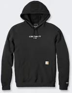 Bluzy męskie - Bluza Carhartt Force Lightweight Logo Black - miniaturka - grafika 1