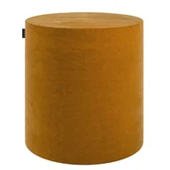 Pufy i podnóżki - Dekoria Puf Barrel miodowy 40 wys 40 cm Velvet 1224-704-23 - miniaturka - grafika 1