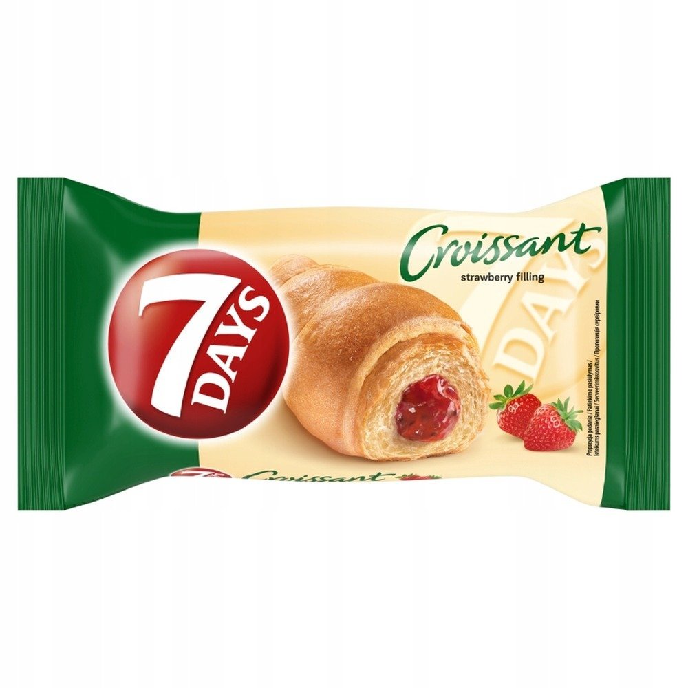 Rogaliki z nadzieniem truskawkowym OLS 250 g