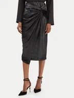 Spódnice - Rinascimento Spódnica midi CFC0126525003 Czarny Slim Fit - miniaturka - grafika 1