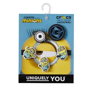 Ozdoba do butów Crocs Jibbitz Minions 5pck 10012725 Kolorowy - Akcesoria obuwnicze - miniaturka - grafika 1