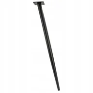 Meble modułowe i akcesoria - Noga meblowa Szpilka skośna czarna 70 cm noga do stołu do toaletki - miniaturka - grafika 1