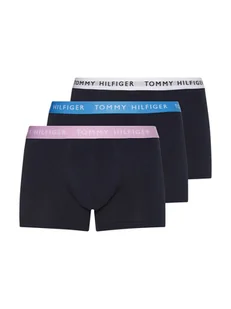 Tommy Hilfiger Bokserki Męskie 3P Trunk Wb Navy Um0Um02324 0V3 S - Majtki męskie - miniaturka - grafika 1
