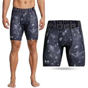 Spodenki fitness męskie UNDER ARMOUR HeatGear Compression kompresyjne - Bielizna sportowa męska - miniaturka - grafika 1