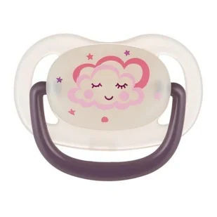 Canpol babies smoczek uspokajający silikon 18m+ anatomiczny NIGHT DREA pink - Smoczki uspokajające - miniaturka - grafika 1