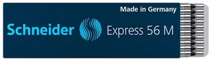 Schneider piśmiennicze kugelschreibermine Express 56, z ostrzem ze stali nierdzewnej, trwały, M, czarny 7201 - Długopisy - miniaturka - grafika 1