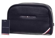 Kosmetyczki, organizery i kuferki - TOMMY HILFIGER Kosmetyczka Th Downtown Washbag AM0AM07823 Czarny - miniaturka - grafika 1