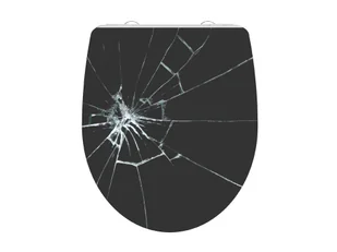 Schütte Deska sedesowa wolnoopadająca z duroplastu (Broken Glass) - Deski sedesowe - miniaturka - grafika 1