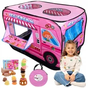 Namioty i tipi dla dzieci - NAMIOT SAMOCHÓD LODZIARNIA SKŁADANA ZABAWKA DLA DZIECI PLUS ZABAWKA LODY - miniaturka - grafika 1