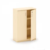 Szafy biurowe - B2B Partner Szafa biurowa Mirelli A+, 800 x 400 x 1200 mm, brzoza CF F07414, CD060 - miniaturka - grafika 1