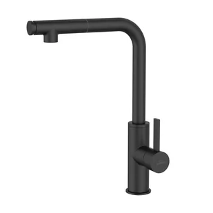 Invena Bateria zlewozmywakowa Preto czarna BZ-48-W04 - Baterie kuchenne - miniaturka - grafika 1