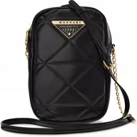 Torebki damskie - Monnari Listonoszka Mała Torebka Czarna Crossbody - miniaturka - grafika 1