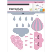 Okleiny - Naklejka dekoracyjna Decostickers Happy clouds 48 Primacol Decorative - miniaturka - grafika 1