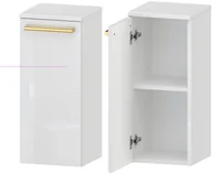 Szafki łazienkowe - Słupek Łazienkowy matowy ATHOS 1D D L - Uchwyt Złoty - miniaturka - grafika 1