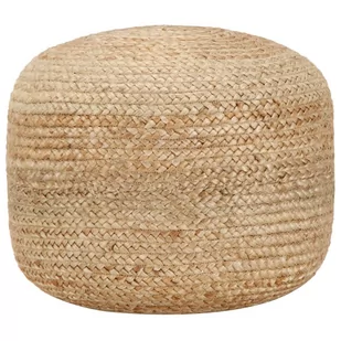vidaXL Ręcznie robiony puf, 45 x 30 cm, juta vidaXL - Pufy i podnóżki - miniaturka - grafika 1