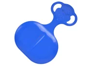 Sanki i ślizgacze - ŚLIZG ZJAZDOWY M  MAŁY Z MISIEM MOLTI niebieski - miniaturka - grafika 1