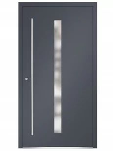 DRZWI WEJŚCIOWE ALUMINIOWE NA WYMIAR - PANEL - Drzwi zewnętrzne - miniaturka - grafika 1
