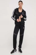 Dresy damskie - adidas dres damski kolor czarny - miniaturka - grafika 1