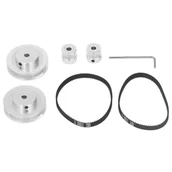 Filamenty i akcesoria do drukarek 3D - Koło synchroniczne, koło synchroniczne 20 60 zębów, koło synchroniczne GT2, koło synchroniczne drukarki 3D, koło zębate ze stopu aluminium, akcesoria do drukarek 3D - miniaturka - grafika 1