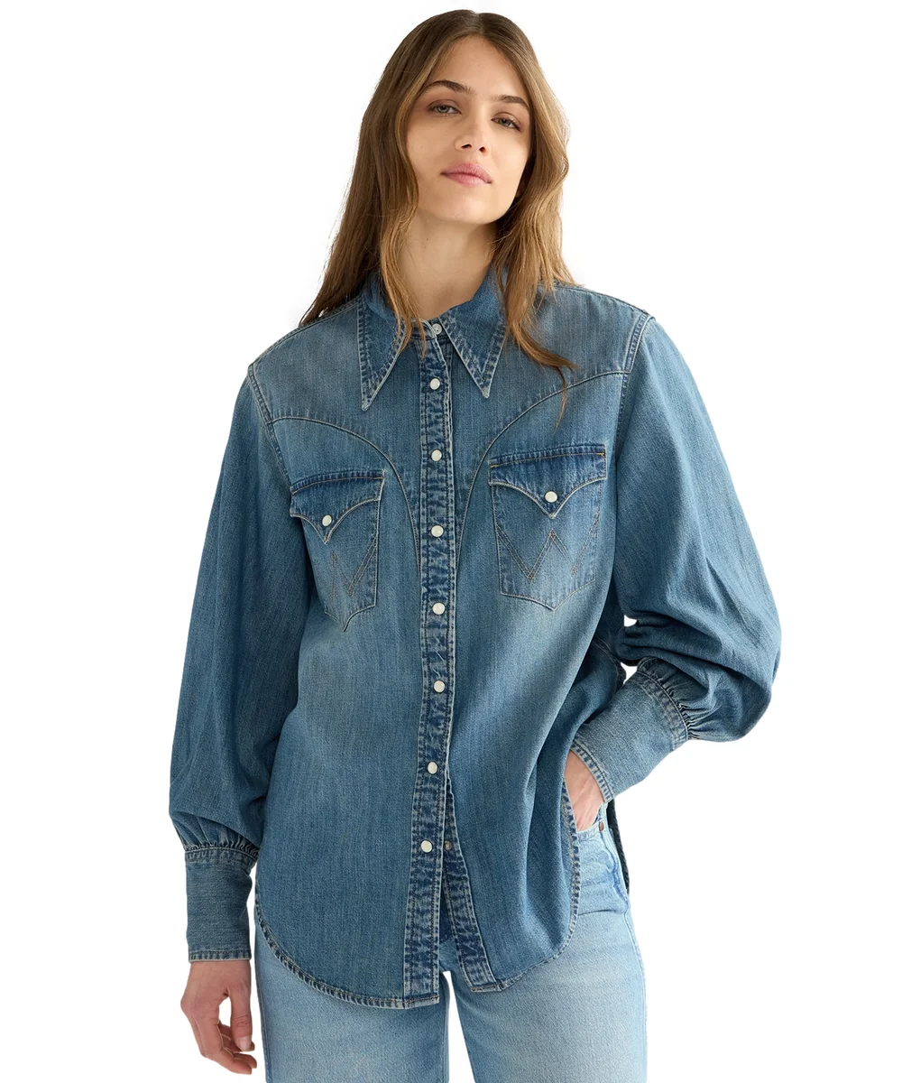 Koszula Wrangler EXAGGERATED WESTERN 112386774 Worn Legacy XS