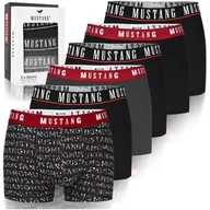 Majtki męskie - Mustang Bokserki Męskie Bawełniane 6 sztuk BM457 Rozmiar XL - miniaturka - grafika 1