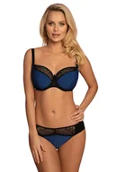 Biustonosze - Biustonosz VENA VB-447  półusztywniany (kolor czarny/granat, rozmiar 75D) - miniaturka - grafika 1