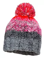 Czapki damskie - maximo Dziewczęca z pomponem czapka, Wielokolorowy (średnio-szary melanż/wielokolorowy 4999), 52/53 cm - miniaturka - grafika 1