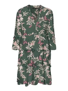 VERO MODA Damska letnia sukienka, Laurel Wreath/Aop: lily, L - Sukienki - miniaturka - grafika 1