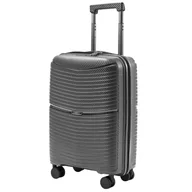 Walizki - Walizka kabinowa BLU MOONKY Charon 55cm szara - miniaturka - grafika 1