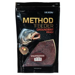 Zanęty Ready Jaxon Method Feeder 750g Halibut Czerwony - Zanęty - miniaturka - grafika 1