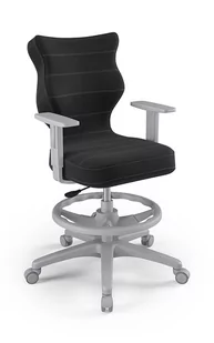 Fotel biurowy, krzesło biurowe Krzesło młodzieżowe, Entelo, Duo szary, Velvet 17, rozmiar 5 WK+P - Fotele i krzesła biurowe Fotel biurowy, krzesło biurowe Krzesło młodzieżowe, Entelo, Duo szary, Velvet 17, rozmiar 5 WK+P - Fotele i krzesła biurowe - miniaturka - grafika 1