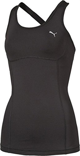 PUMA Damski top z krótkim rękawem z WT kształt Pwr, bielony denim 513102 03 M Wielokolorowy S