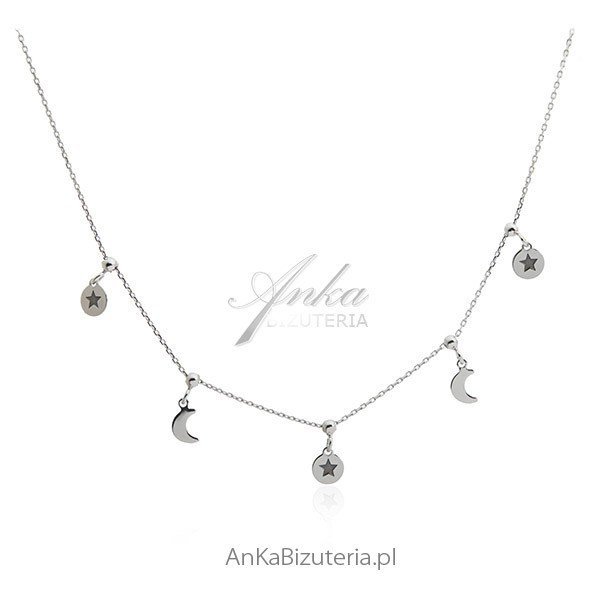 ankabizuteria.pl Srebrny naszyjnik choker - Modna biżuteria