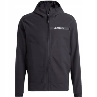 Kurtka męska adidas Terrex Multi Soft Shell czarna HZ4425 M - Kurtki męskie - miniaturka - grafika 1