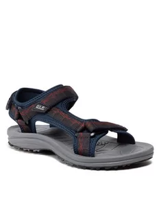 Jack Wolfskin Sandały Wave Breaker M 4052011 Granatowy - Klapki i japonki męskie - miniaturka - grafika 1