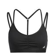 Biustonosze - adidas Damski biustonosz sportowy Yo ESS Ls, czarny, XXS, czarny, XXS - miniaturka - grafika 1