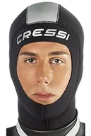 Pływanie - Cressi Hood okrycie głowy uniseks 3 mm neopren, czarny, S/2 LR108002 - miniaturka - grafika 1
