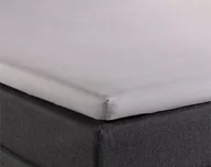 Prześcieradła - Prześcieradło na gumce, dzielone - bawełna k. szary 160 x 220 - miniaturka - grafika 1