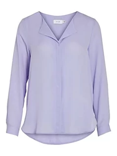 Bluzki damskie - Vila Damska bluzka Vilucy L/S Shirt-Noos, Sweet Lavender, M - grafika 1