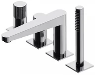 Baterie wannowe i prysznicowe - Omnires Contour bateria wannowa 4-otworowa chrom CT8032CR - miniaturka - grafika 1