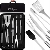 Akcesoria do grilla - ZESTAW AKCESORIA PRZYBORY DO GRILLA W ETUI PRO 5w1 BBQAS - miniaturka - grafika 1