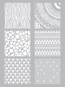 Scrapbooking - Szablon Sitodruk Motywy Etniczne - miniaturka - grafika 1